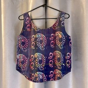Vintage PASTA Batik Tank Top